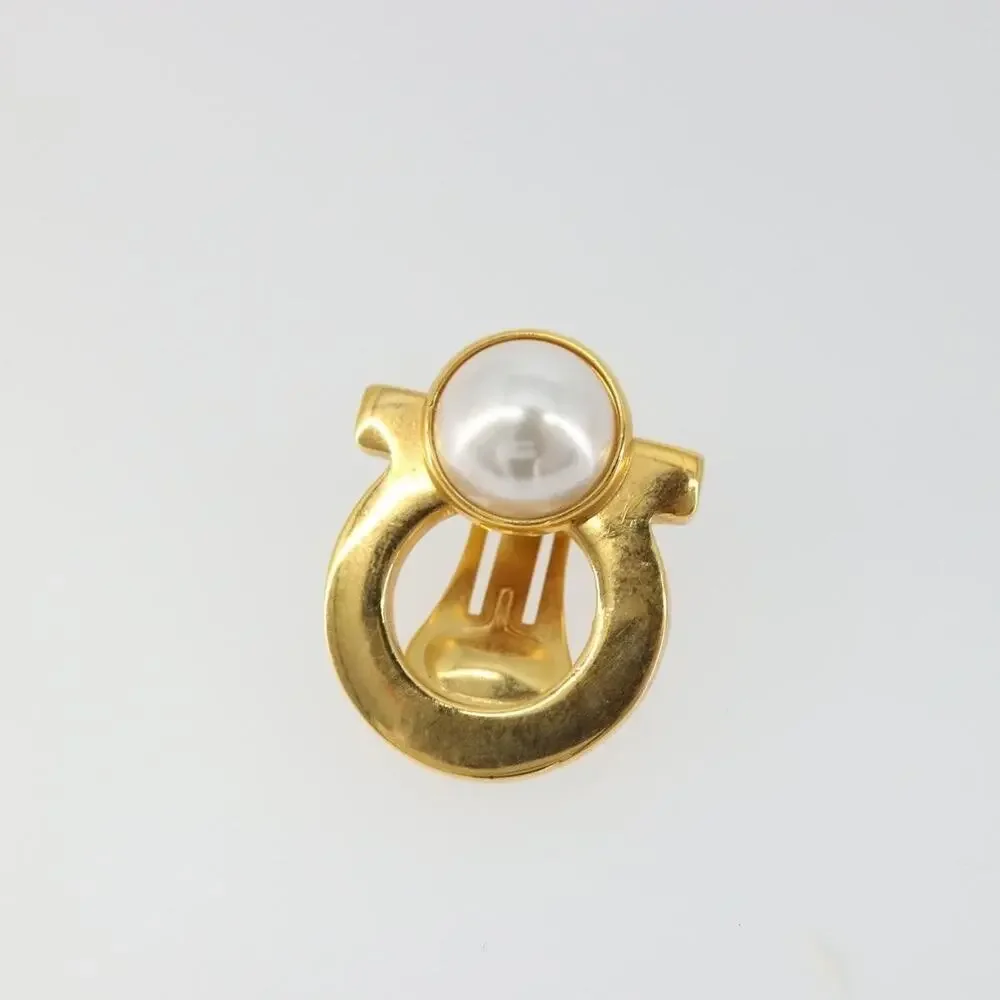 Salvatore Ferragamo Gancini Earring Gold